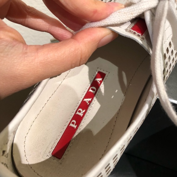 Prada Nevada Fori Blanco shoes